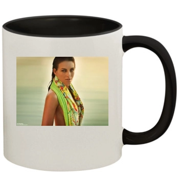 Elizabeth Hurley 11oz Colored Inner & Handle Mug