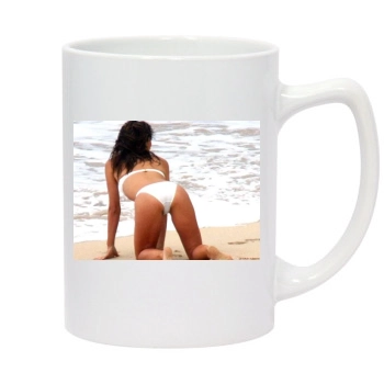 Elizabeth Hurley 14oz White Statesman Mug