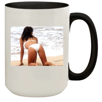 Elizabeth Hurley 15oz Colored Inner & Handle Mug