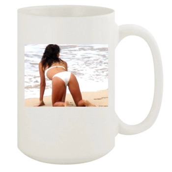 Elizabeth Hurley 15oz White Mug