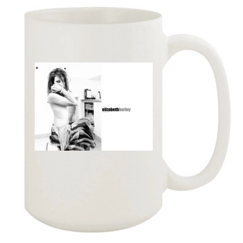 Elizabeth Hurley 15oz White Mug