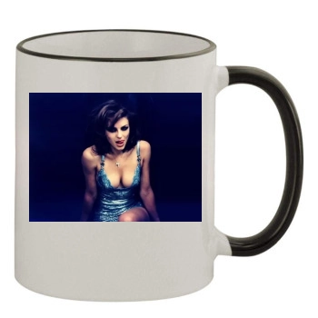 Elizabeth Hurley 11oz Colored Rim & Handle Mug