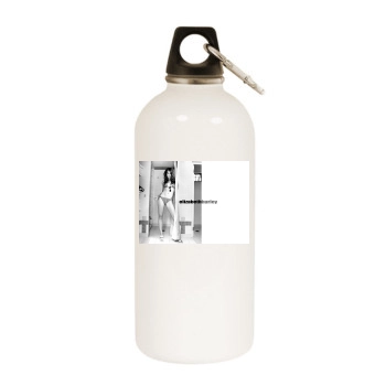 Elizabeth Hurley White Water Bottle With Carabiner