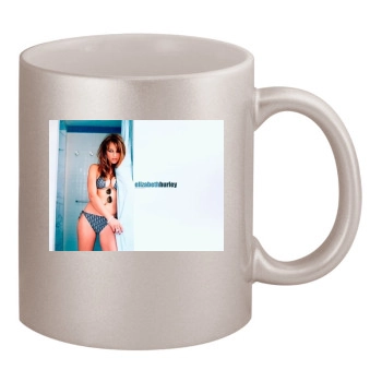 Elizabeth Hurley 11oz Metallic Silver Mug