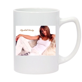 Elizabeth Hurley 14oz White Statesman Mug