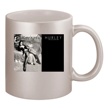 Elizabeth Hurley 11oz Metallic Silver Mug