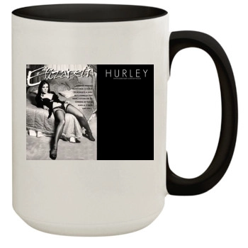 Elizabeth Hurley 15oz Colored Inner & Handle Mug