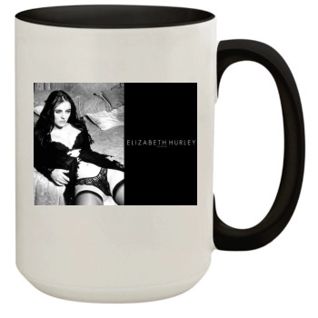 Elizabeth Hurley 15oz Colored Inner & Handle Mug