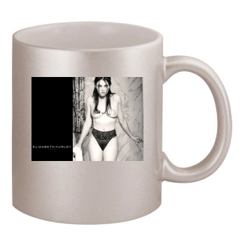 Elizabeth Hurley 11oz Metallic Silver Mug