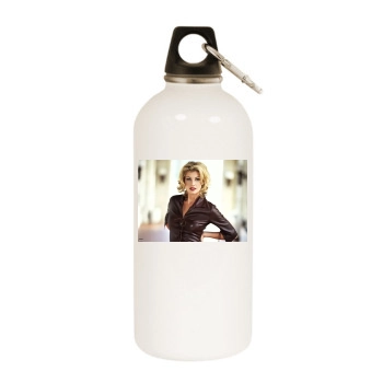 Faith Hill White Water Bottle With Carabiner