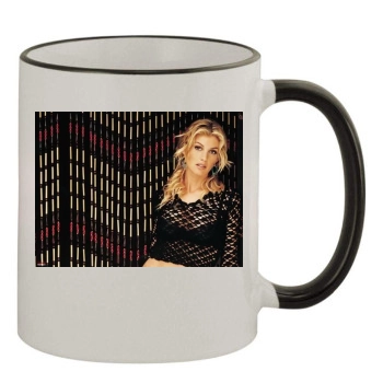 Faith Hill 11oz Colored Rim & Handle Mug