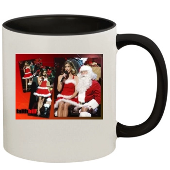 Faith Hill 11oz Colored Inner & Handle Mug