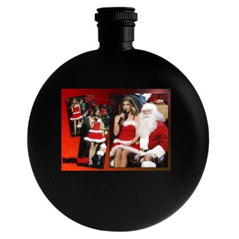 Faith Hill Round Flask