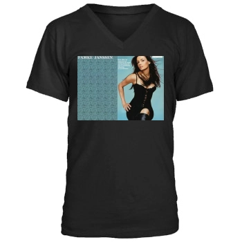 Famke Janssen Men's V-Neck T-Shirt