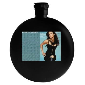 Famke Janssen Round Flask