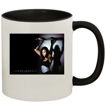 Famke Janssen 11oz Colored Inner & Handle Mug