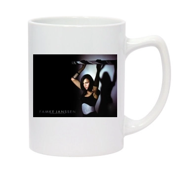 Famke Janssen 14oz White Statesman Mug