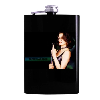 Famke Janssen Hip Flask