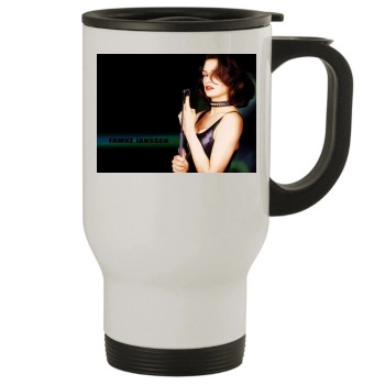 Famke Janssen Stainless Steel Travel Mug