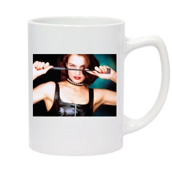 Famke Janssen 14oz White Statesman Mug