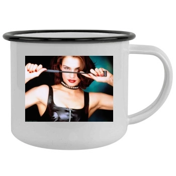 Famke Janssen Camping Mug