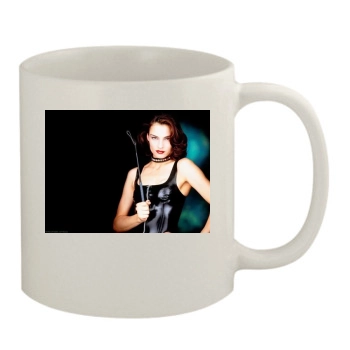 Famke Janssen 11oz White Mug