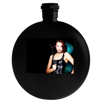 Famke Janssen Round Flask