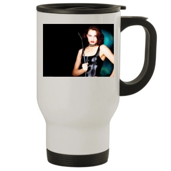 Famke Janssen Stainless Steel Travel Mug