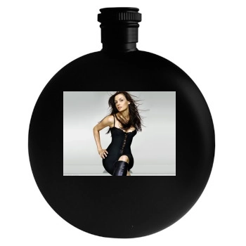 Famke Janssen Round Flask