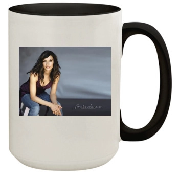 Famke Janssen 15oz Colored Inner & Handle Mug