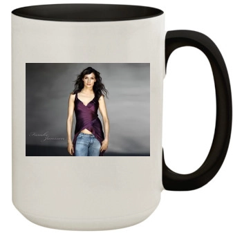 Famke Janssen 15oz Colored Inner & Handle Mug