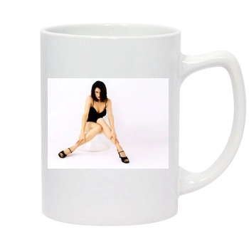 Famke Janssen 14oz White Statesman Mug