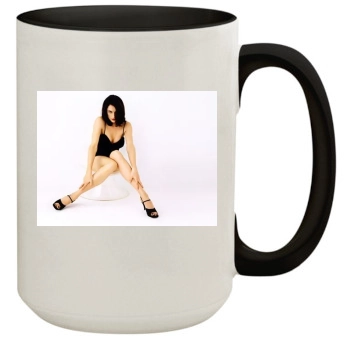 Famke Janssen 15oz Colored Inner & Handle Mug