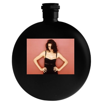 Famke Janssen Round Flask