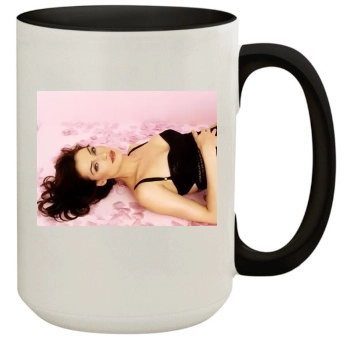 Famke Janssen 15oz Colored Inner & Handle Mug