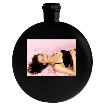 Famke Janssen Round Flask