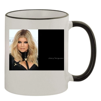 Fergie 11oz Colored Rim & Handle Mug