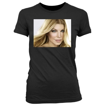 Fergie Women's Junior Cut Crewneck T-Shirt