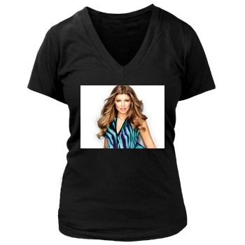 Fergie Women's Deep V-Neck TShirt