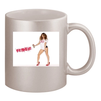 Fergie 11oz Metallic Silver Mug