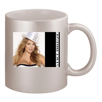 Fergie 11oz Metallic Silver Mug