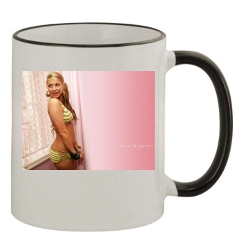 Fergie 11oz Colored Rim & Handle Mug