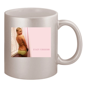 Fergie 11oz Metallic Silver Mug