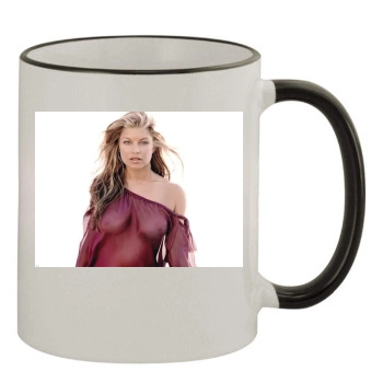 Fergie 11oz Colored Rim & Handle Mug