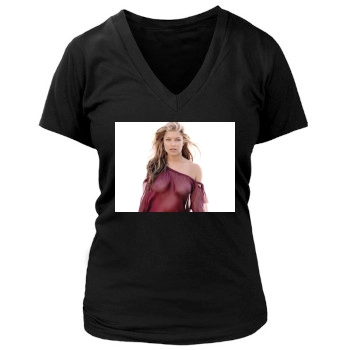 Fergie Women's Deep V-Neck TShirt