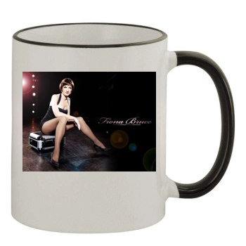 Fiona Bruce 11oz Colored Rim & Handle Mug