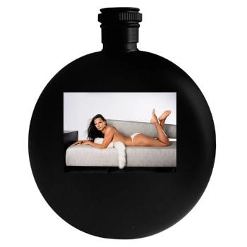 Franziska van Almsick Round Flask