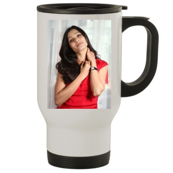 Freida Pinto Stainless Steel Travel Mug