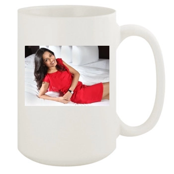 Freida Pinto 15oz White Mug