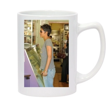 Halle Berry 14oz White Statesman Mug